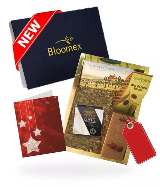 Cheese & Crackers Gift Box - Gourmet Hampers - Mel's Flowers Australia