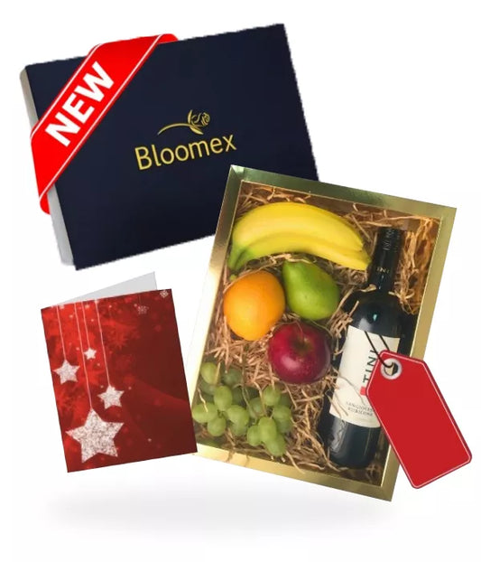 Fruit & Red Wine Gift Box