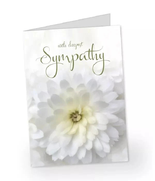 Full Size Sympathy Card - Sympathy Extra Touches - Mel's Flowers Australia