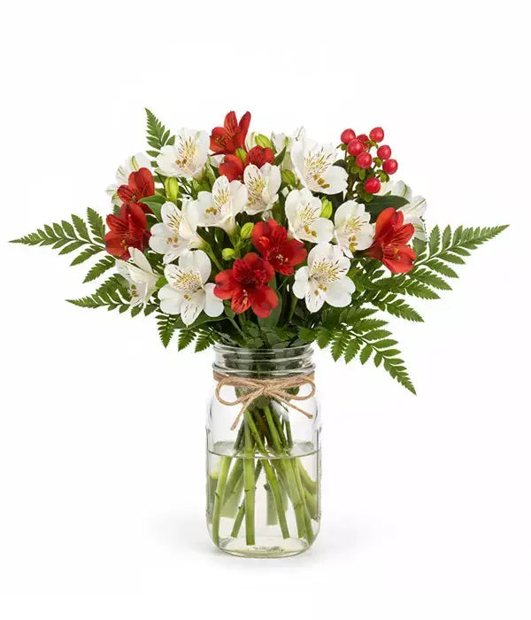 100 Festive Peruvian Lilies from Mel's Flowers AU
